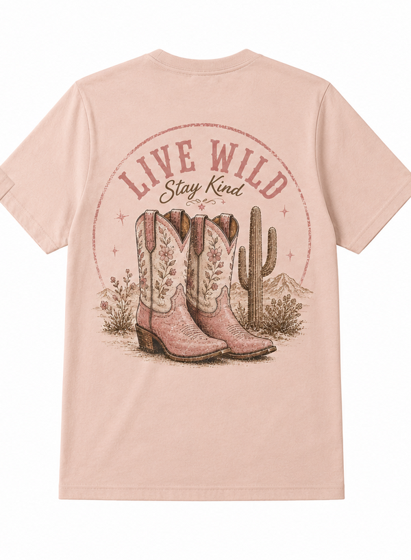 Live Wild Stay Kind Tee