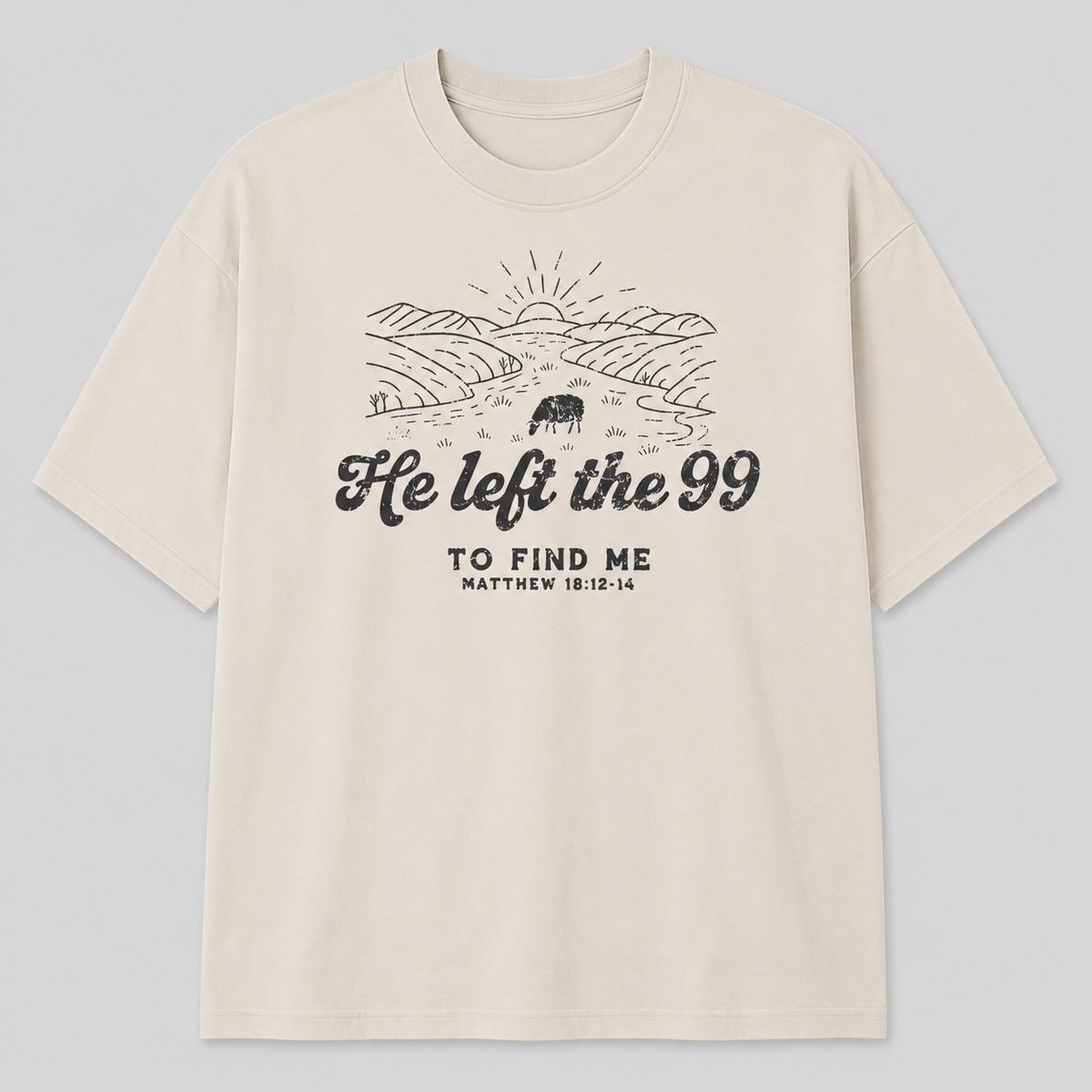 He Left the 99 Tee