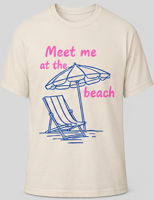 Meet Me at the Beach Tee